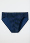 Slip coton bio à motif bleu marine - 95/5