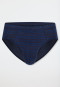 Supermini-Slip aubergine gemustert - 95/5