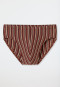 Supermini briefs striped burgundy - 95/5