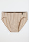 Supermini slip rayé nougat - Long Life Soft