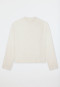 Beige-mottled jersey knit sweatshirt - Mix+ Relax