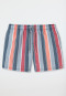 Pantaloncini da bagno in tessuto a righe multicolori - California Cruise