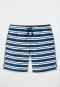 Swimshorts woven recycled LSF40+ stripes blue - Aqua Teen Boys