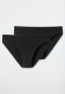 Confezione da 2 slip Tai, nero - Modal Essentials