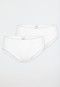 Tai-slips, set van 2, wit - Cotton Essentials