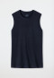 Tank Top modische Schnittform blauschwarz - Long Life Soft