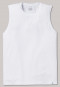 Tank top stylish cut white - Long Life Soft