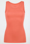 Tanktop Doppelripp Organic Cotton pfirsich - Pure Rib