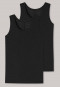 Tank tops 2-pack black - Personal Fit