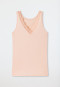 Top Tencel V-neck lace peach - Tencel Lace