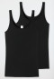 Tank tops 2-pack black - Modal Essentials