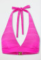 Triangel-Bikini-Top Jersey fuchsia - Aqua