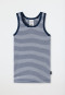 Onderhemd bamboo strepen donkerblauw - Natural Love