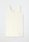 Unterhemd Tencel Organic Cotton Glanzgarn Sterne off-white - Original Classics