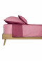 Biancheria da letto reversibile 2 pezzi in fibra fine rosa scuro - SCHIESSER Home