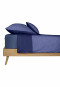 Reversible bed linen 2-piece fine fiber blue - SCHIESSER Home