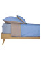 Set da 2 pezzi di biancheria da letto reversibile in Renforcé, azzurro-antracite - SCHIESSER Home