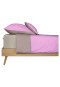 Set da 2 pezzi di biancheria da letto reversibile in Renforcé, rosé-marrone - SCHIESSER Home