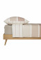 Parure de lit réversible 2 pièces taupe - flanelle castor