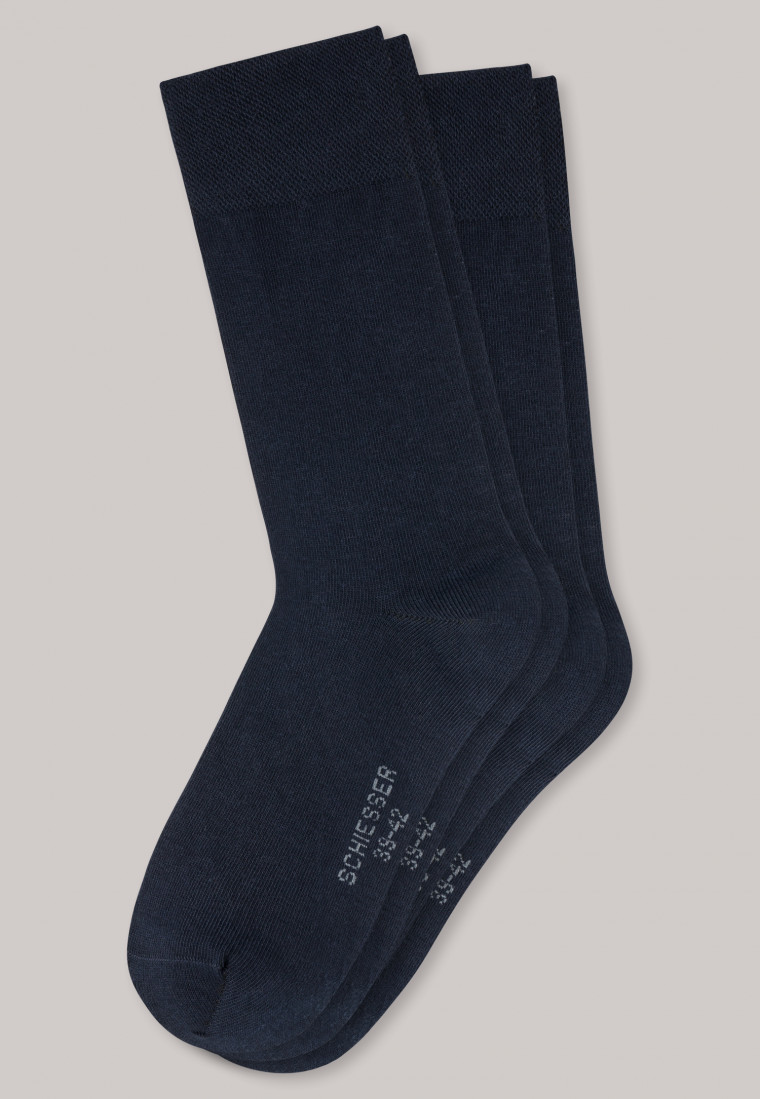 Confezione da 2 calzini da uomo stay fresh di colore blu scuro - Bluebird
