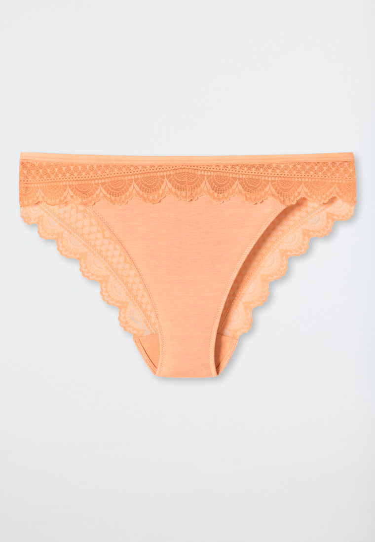 Panty lace peach - Feminine Lace