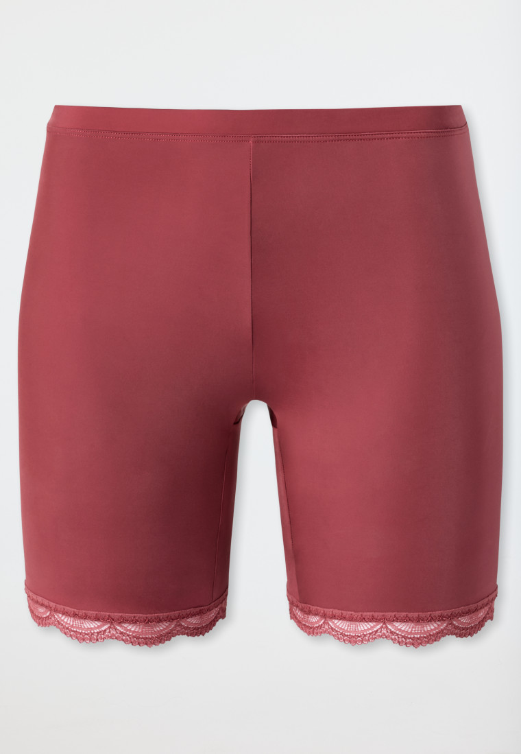 Red lace biker best sale shorts