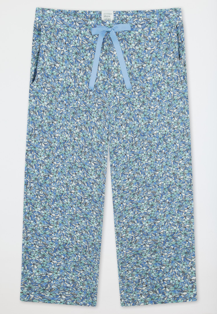 Pantaloni Lounge 3/4 di lunghezza in modal stampa floreale multicolore 4 - Mix+ Relax