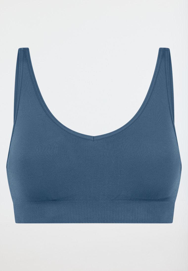 Beha uitneembare pads atlantisch blauw - Classic Seamless