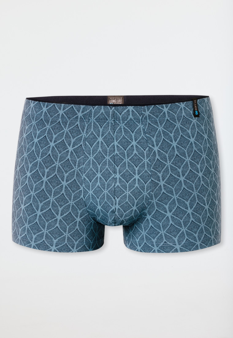 Shorts modal patterned atlantic blue - Long Life Soft