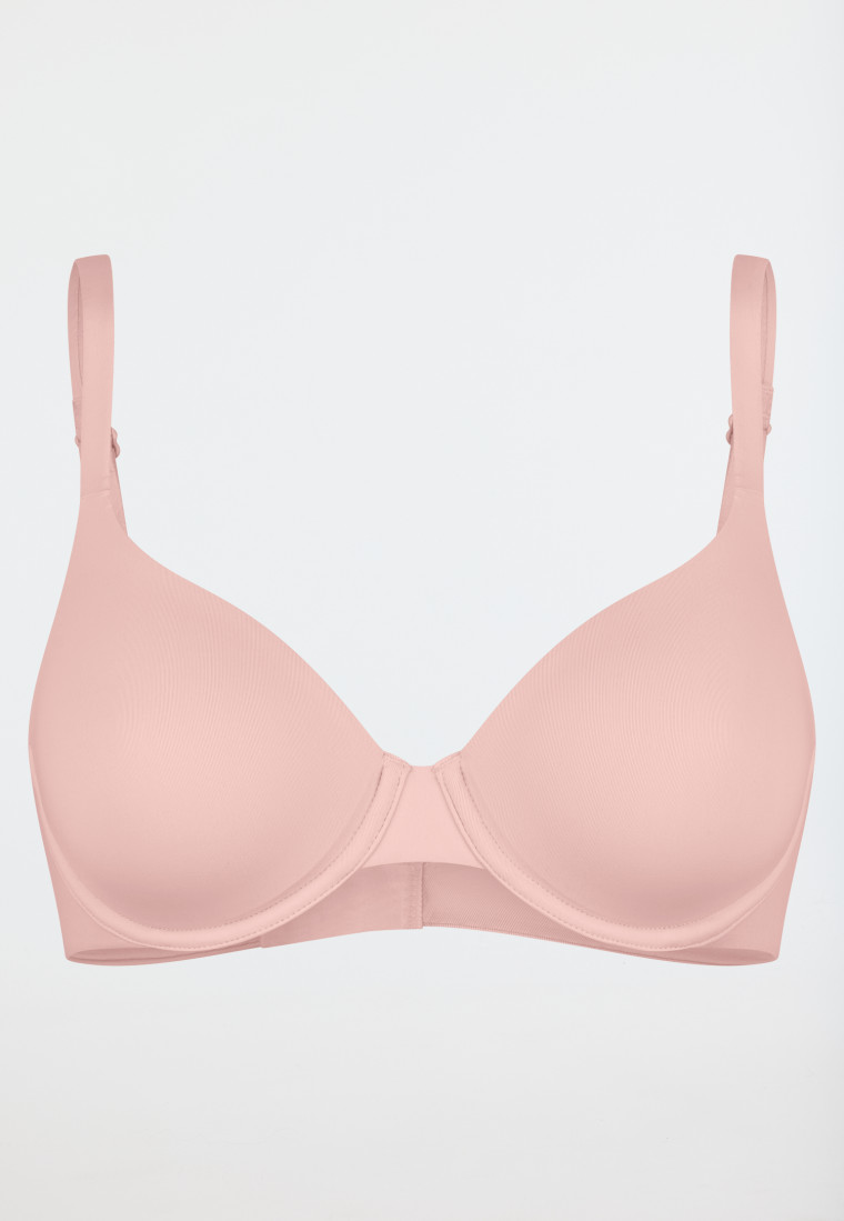 Schalen-BH mit Bügel und gleitenden Cups pearl - Unique Micro