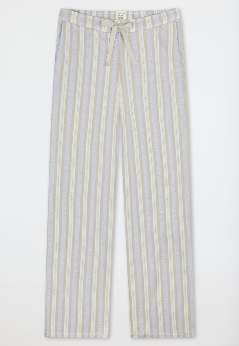 Hose lang Streifen multicolor - Mix+Relax