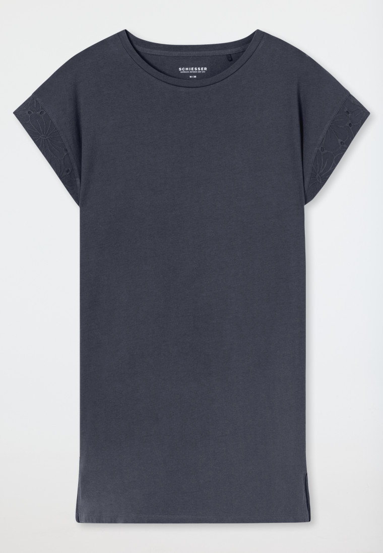 Nachthemd korte grafiet - Casual Nightwear