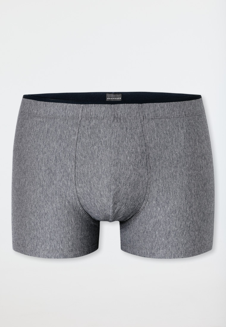 Short nachtblauw gestreept - Premium Jacquard