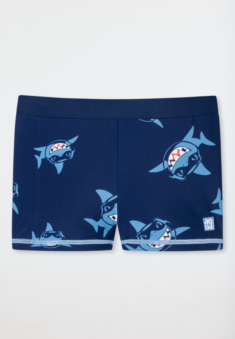 Boys shark cheap swim trunks