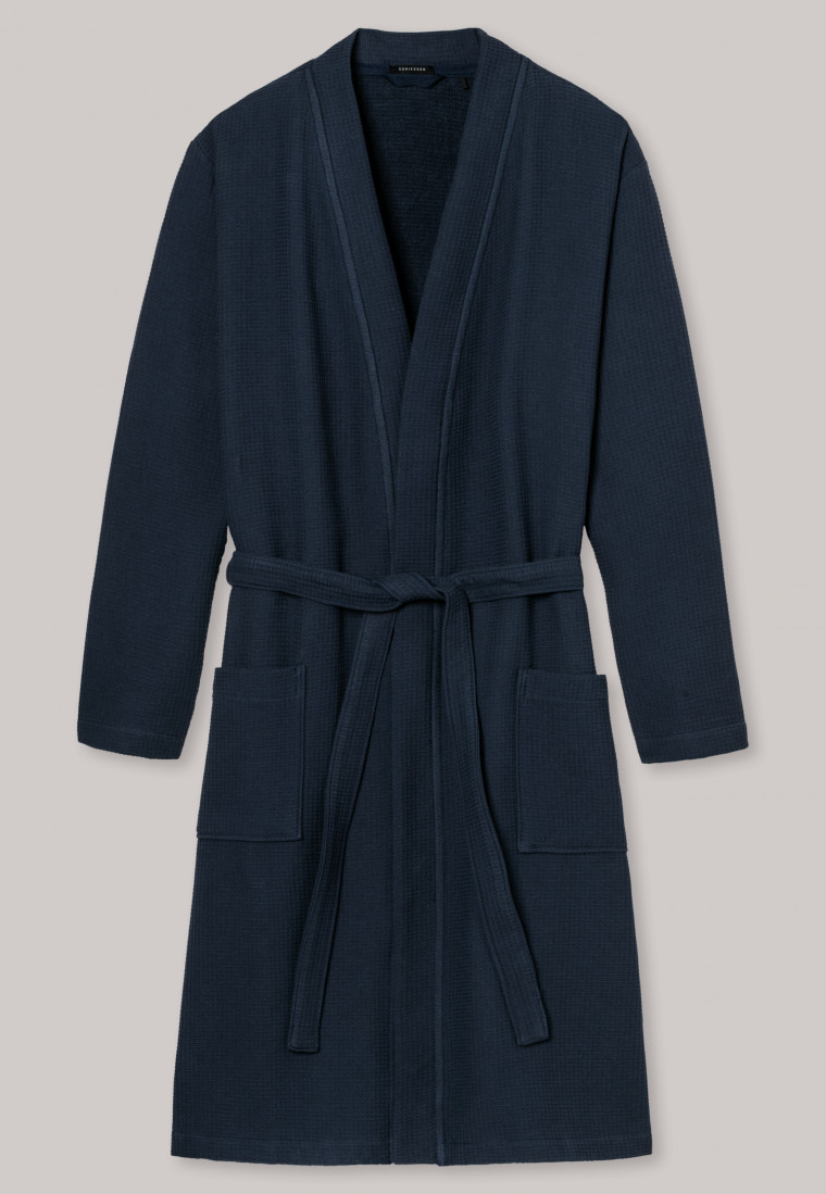 Badjas donkerblauw - selected! premium