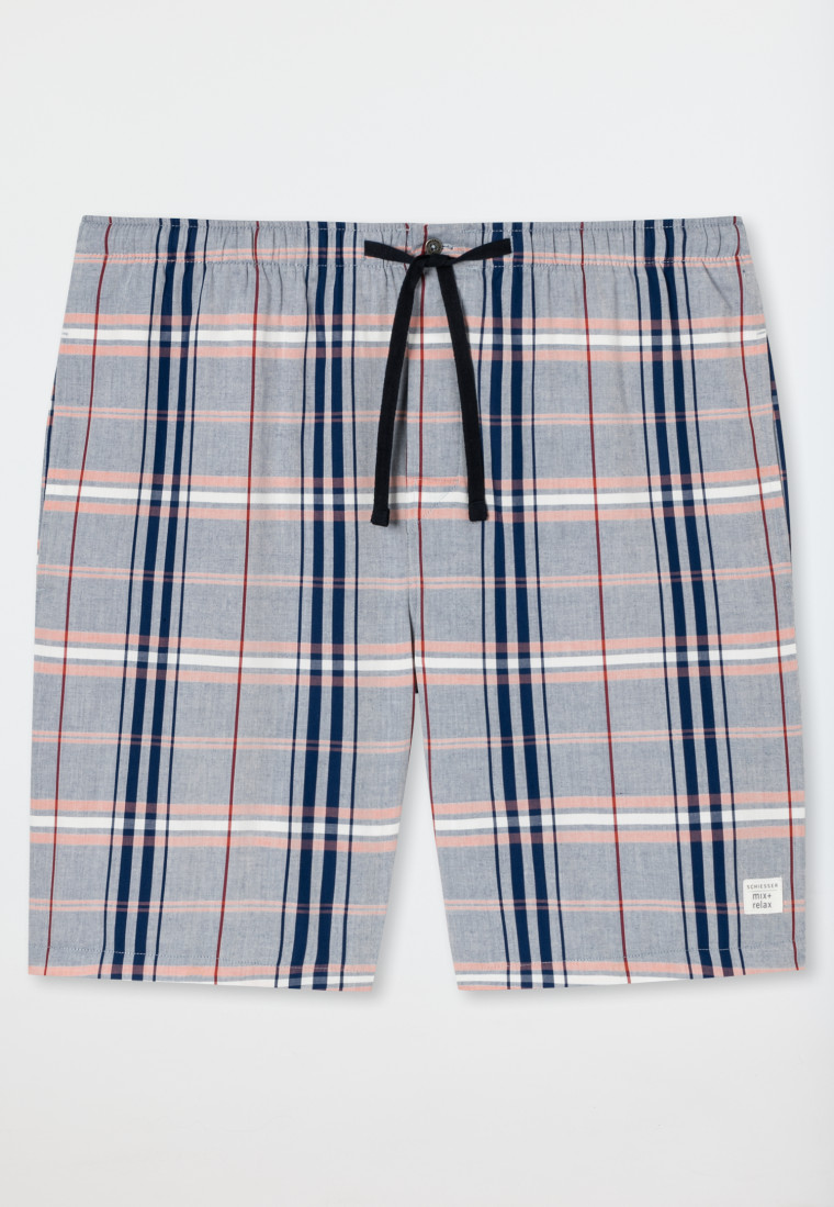 Bermuda shorts woven fabric check multicolored - Mix & Relax