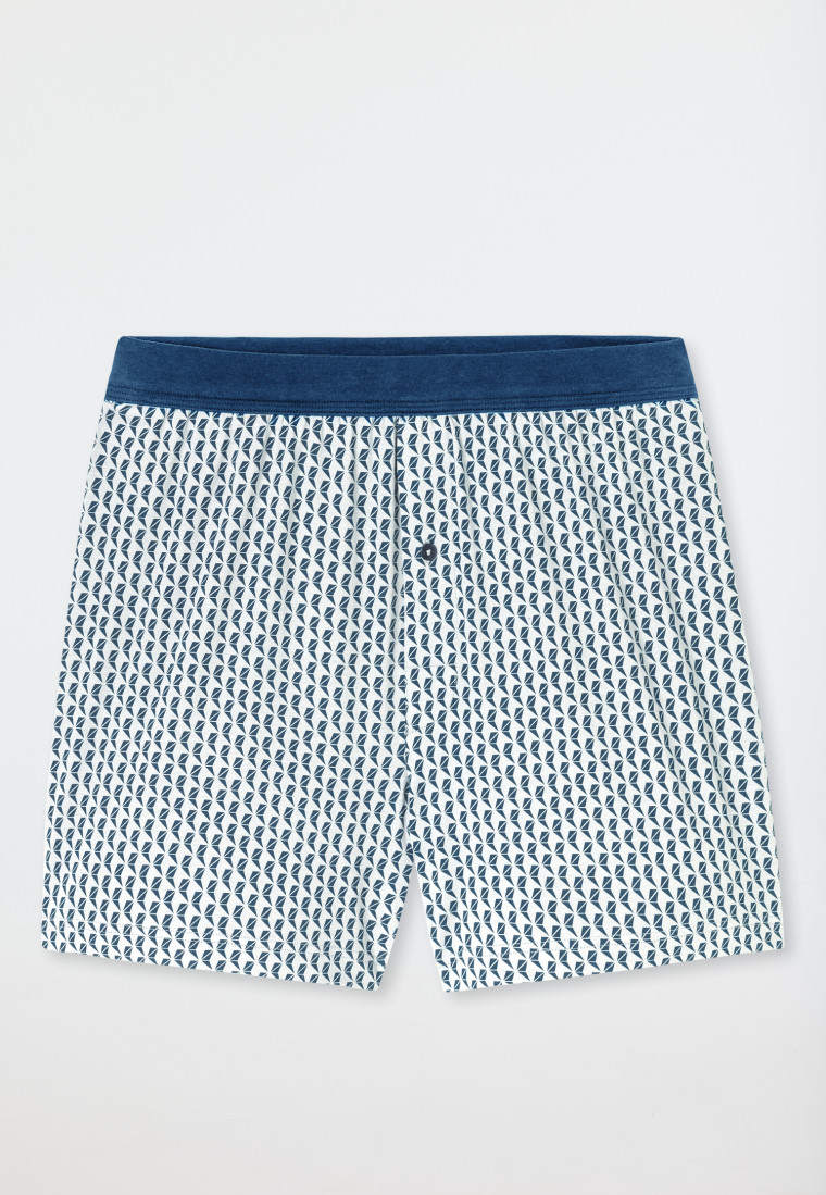 Boxershorts Organic Cotton patroon zilver - Comfort Fit