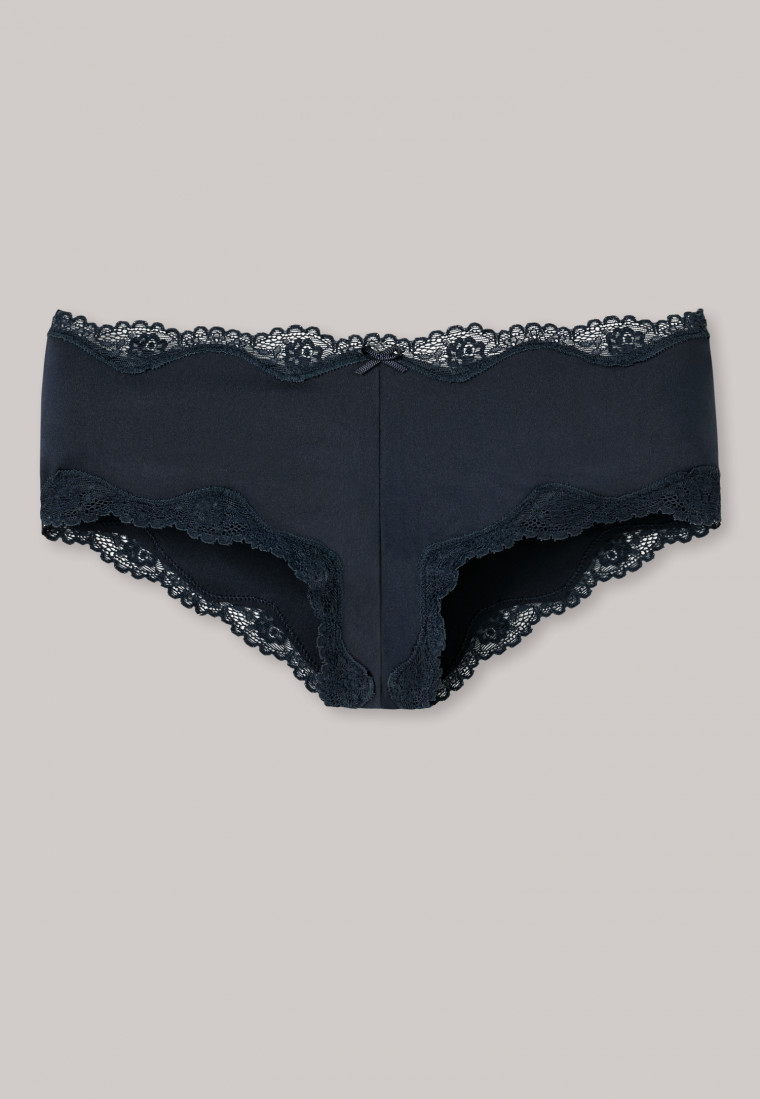Cheeky panties with lace midnight blue - Pure Micro