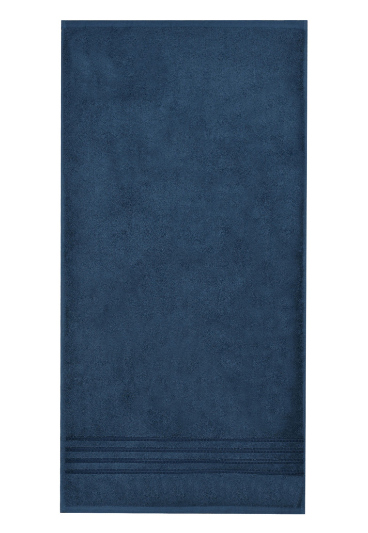 Serviette de bain bleu 100% coton 70x140 cm TEX HOME : la