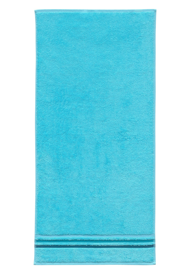 Handdoek Skyline Color 50 x 100 turkoois - SCHIESSER Home