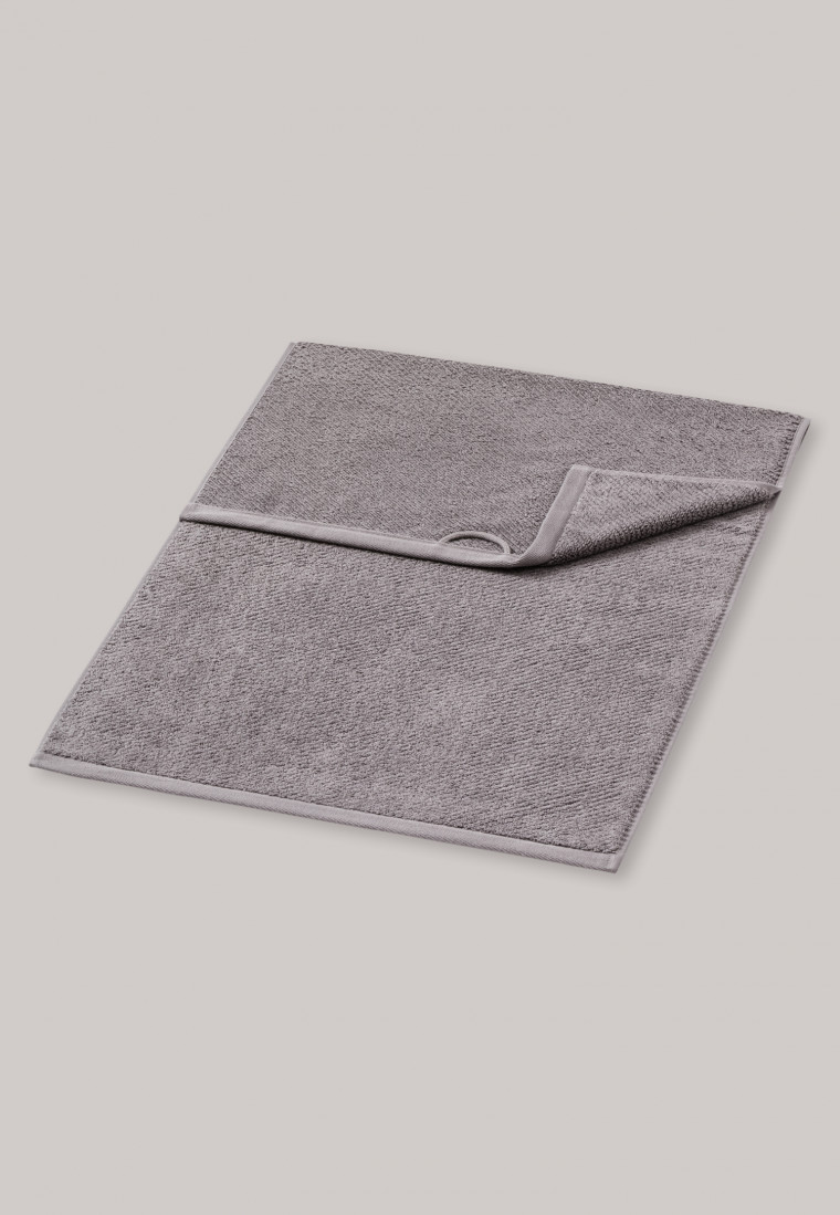 Handdoek met textuurpatroon 50x100 grafiet - SCHIESSER "Home"