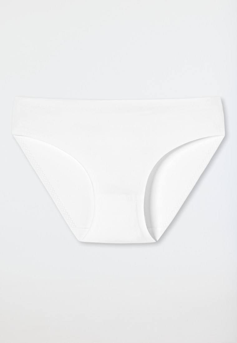 Slip Rio a vita bassa in microfibra di colore bianco - Invisible Soft