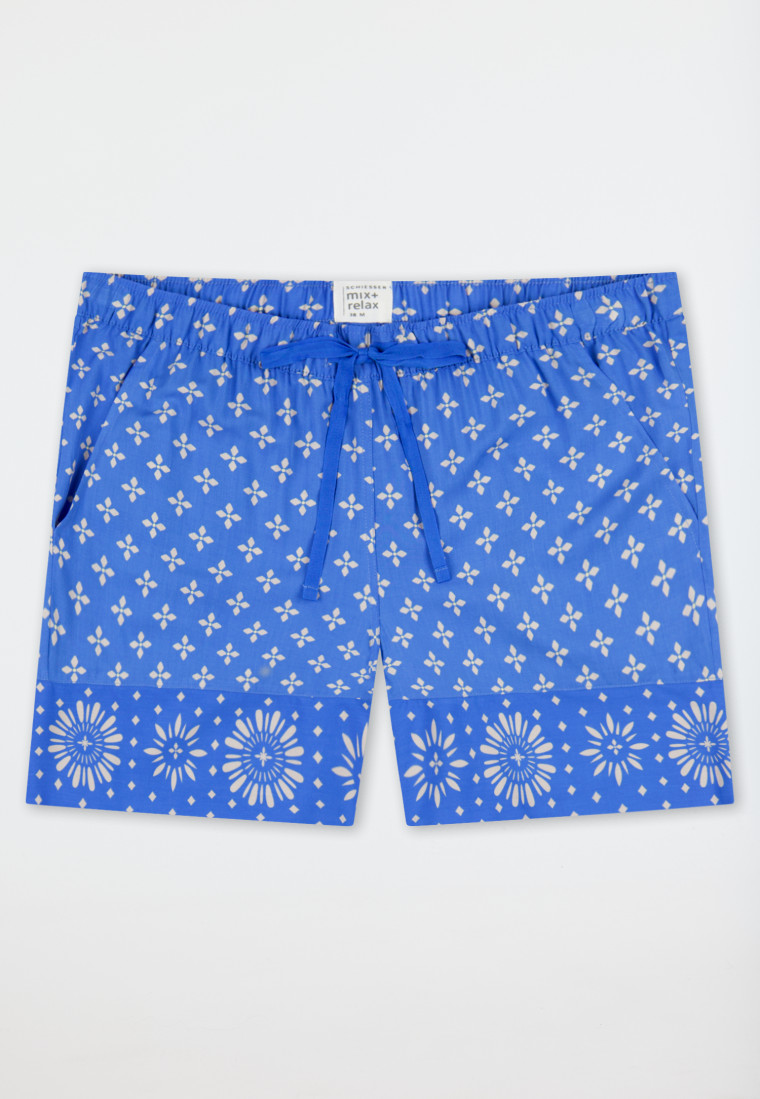 Hose kurz Ikat-Muster aquarium - Mix+Relax