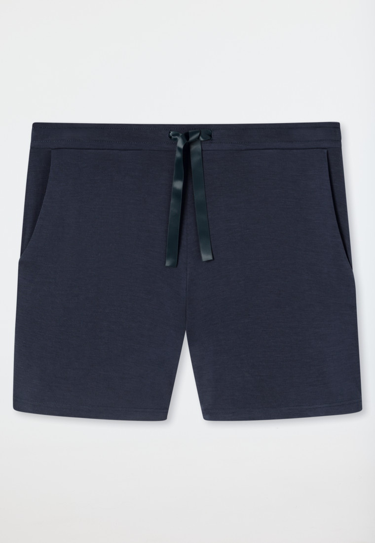 kurz - | Modal blau Hose Mix+Relax SCHIESSER