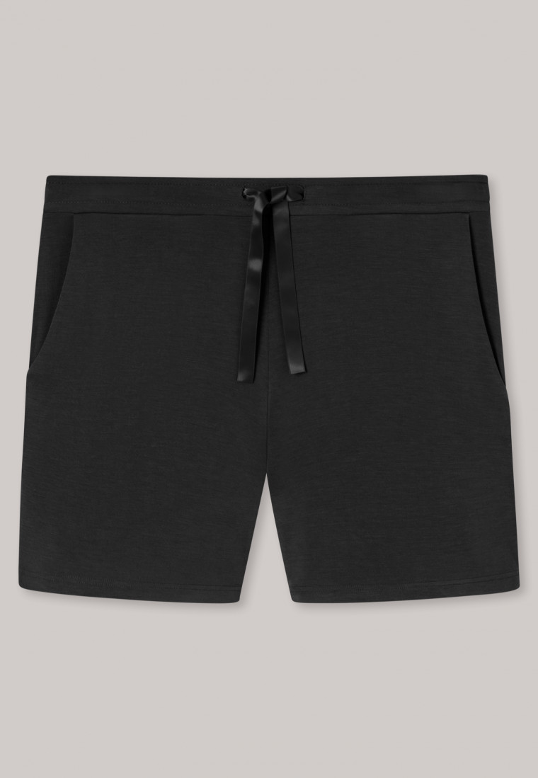 Pants short modal black - Mix & Relax