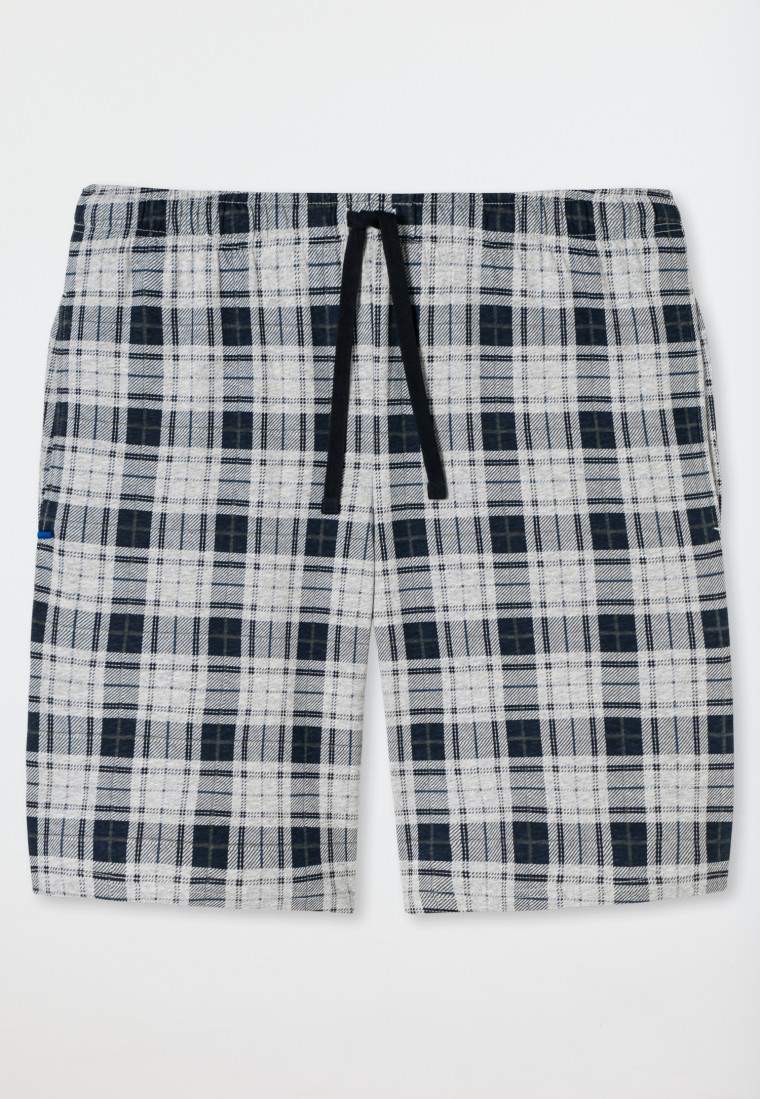 Hose kurz multicolor kariert - Mix+Relax