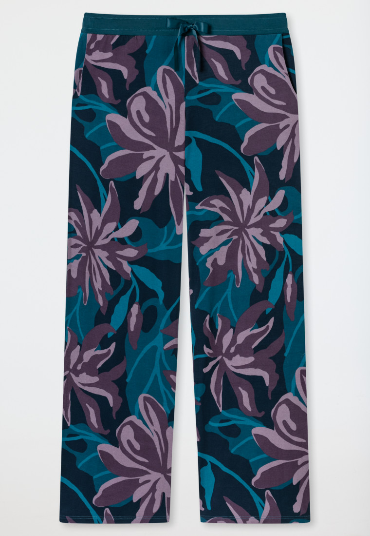 Pantalon long fleurs multicolores - Mix+Relax
