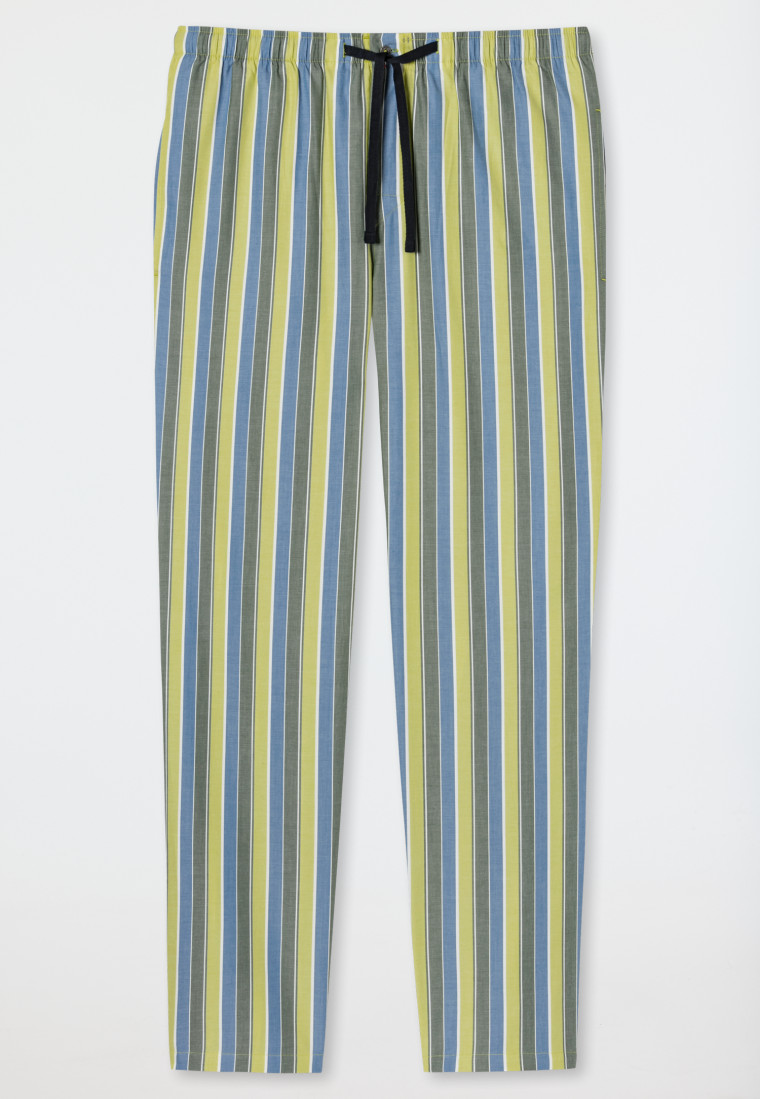 Pantalon long tissé à rayures multicolores - Mix+Relax