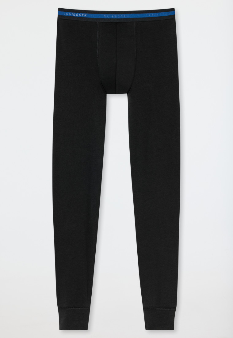 lange Unterhose Organic Cotton schwarz - 95/5