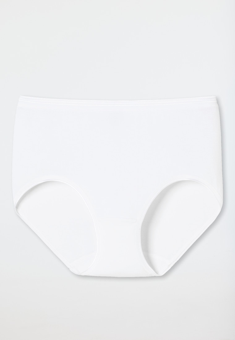Slip midi a costine sottili bianco - Luxury